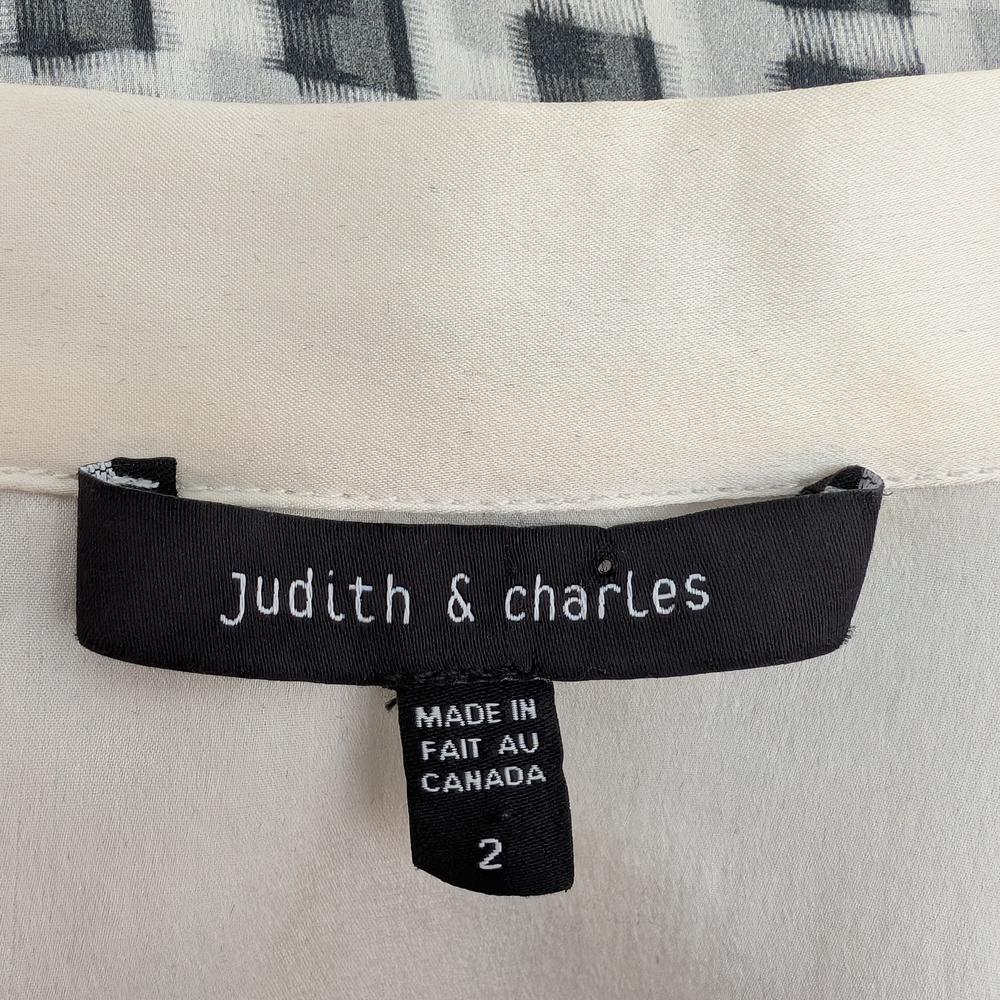 Judith & Charles Silk Bow Tie Sleeveless Top - Picture 7 of 11